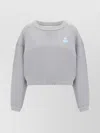 Isabel Marant Étoile Margo Cropped Cotton Sweatshirt Drawstring