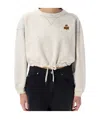 Isabel Marant Étoile Isabel Marant Etoile Margo Cropped Hoodie In White
