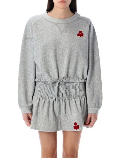 Isabel Marant Étoile Isabel Marant Etoile Margo Cropped Hoodie In Grey