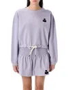 Isabel Marant Étoile Marant Etoile Women Margo Cotton Sweatshirt In Lillac