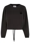 Isabel Marant Étoile Marant Étoile Woman Sweatshirt Charcoal Size 8 Cotton, Polyester In Black