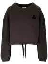 Isabel Marant Étoile Marant Etoile Margo Logo Cotton Crewneck Sweatshirt