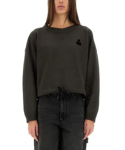 Isabel Marant Étoile Margo Sweatshirt In Green