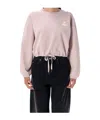 Isabel Marant Étoile Marant Etoile Women Margo Logo Cotton Sweatshirt In Pink