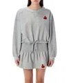 Isabel Marant Étoile Isabel Marant Etoile Margo Cropped Hoodie In Grey