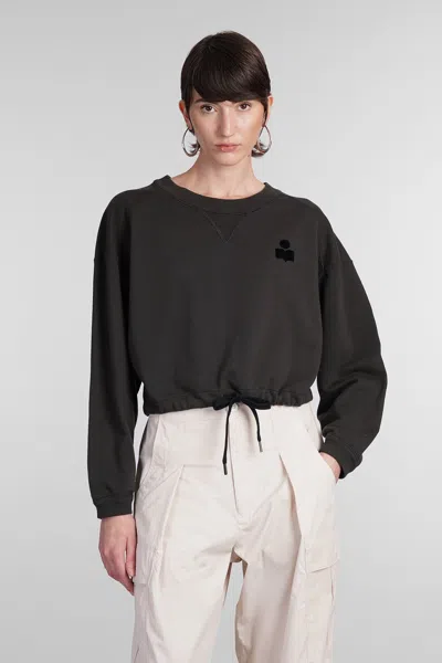 ISABEL MARANT ÉTOILE MARGO SWEATSHIRT IN GREY COTTON