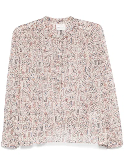 Isabel Marant Étoile Maria Blouse In Neutral