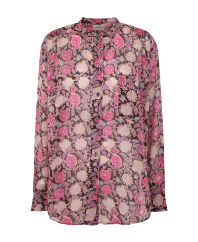 Isabel Marant Étoile Maria Floral-print Blouse In Pink