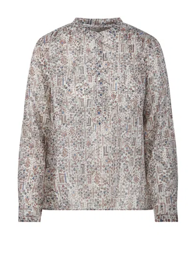Isabel Marant Étoile Maria Ga Shirt In Gray
