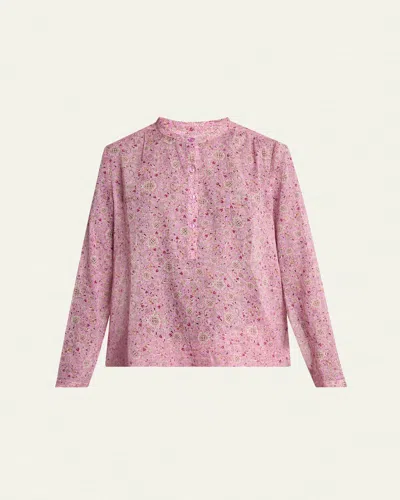 Isabel Marant Étoile Maria Printed Long-sleeve Blouse