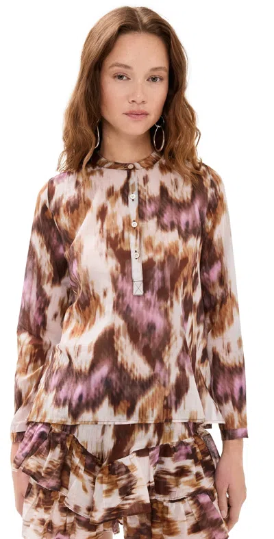 Isabel Marant Étoile Maria Top Ecru/ochre