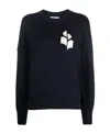 Isabel Marant Étoile Marant Etoile Marisans Sweater With Logo Intarsia In Black
