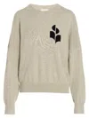 Isabel Marant Étoile Marisans Sweater With Logo Intarsia In Grigio
