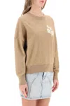 Isabel Marant Étoile Isabel Marant Etoile Marisans Sweater With Logo Intarsia In Beige