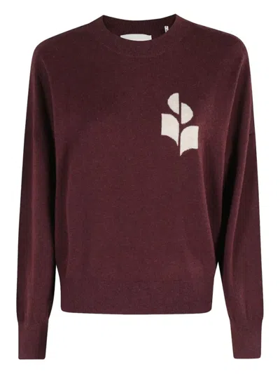 ISABEL MARANT ÉTOILE MAROON CREWNECK SWEATER