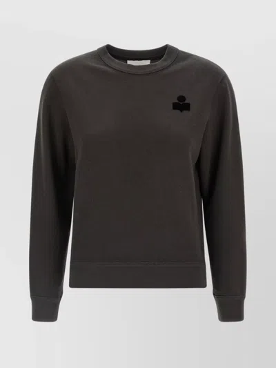 Isabel Marant Étoile Maurine Cotton Sweatshirt In Brown