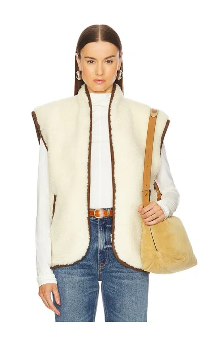 Isabel Marant Étoile Maximilia Vest In Ecru