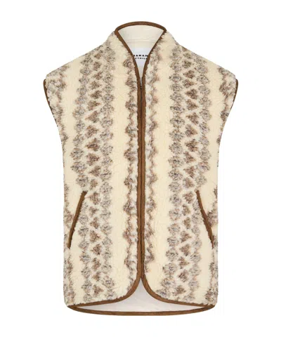 Isabel Marant Étoile Maximilia Vest In Neutral
