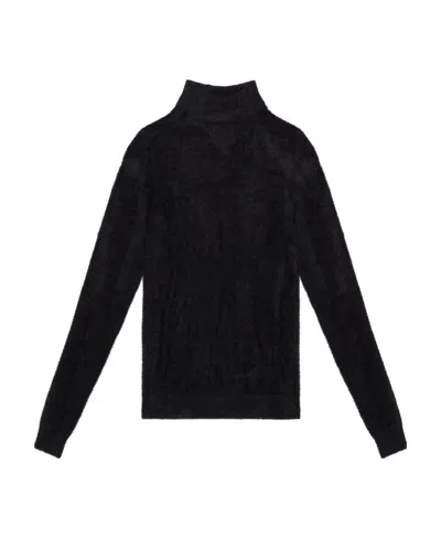 Isabel Marant Étoile Mayers Faux-fur Cut-out Jumper In Black