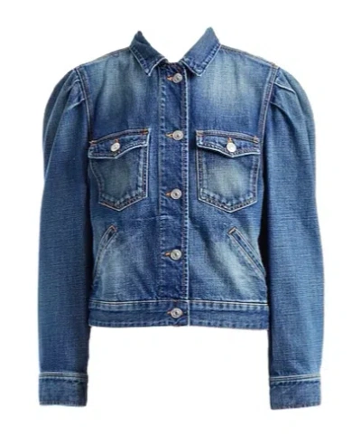 Isabel Marant Étoile Mediumblue Denim Jacket In Blue