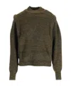 Isabel Marant Étoile Meerya Padded-shoulder Knit Jumper In Black