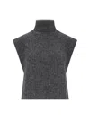 Isabel Marant Étoile Megan Alpaca Blend Knit Vest In Gray