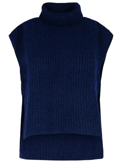 Isabel Marant Étoile Megan Navy Alpaca Blend Vest