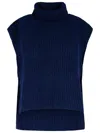 Isabel Marant Étoile Isabel Marant Etoile 'megan' Navy Alpaca Blend Vest In Navy