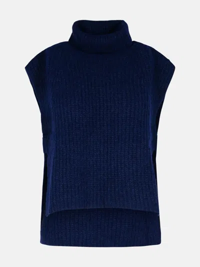 Isabel Marant Étoile 'megan' Navy Alpaca Blend Vest