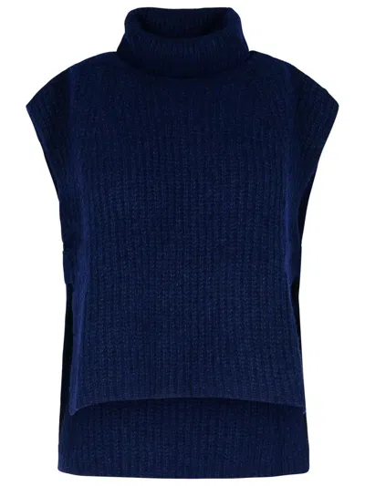 ISABEL MARANT ÉTOILE ISABEL MARANT ÉTOILE 'MEGAN' NAVY ALPACA BLEND VEST