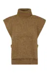 Isabel Marant Étoile Megan Alpaca Blend Knit Vest In Camel