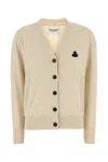 Isabel Marant Étoile Isabel Marant Etoile Melange Cream Cotton Blend Karina Cardigan