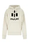 Isabel Marant Étoile Melange Ivory Cotton Blend Mansel Sweatshirt In Neutral