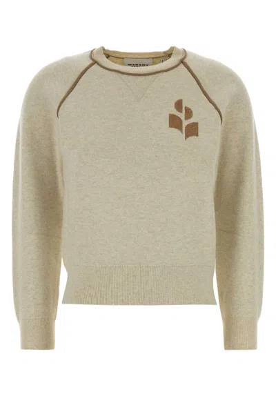 Isabel Marant Étoile Isabel Marant Etoile Melange Sand Cotton Blend Loriby Sweater For Women In Multi