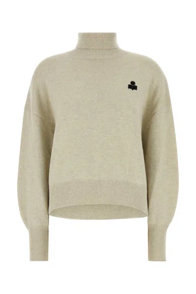 Isabel Marant Étoile Isabel Marant Etoile Melange Sand Cotton Blend Oversize Nasha Sweater In Neutral
