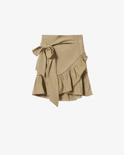 Isabel Marant Étoile Mempster Skirt In Brown