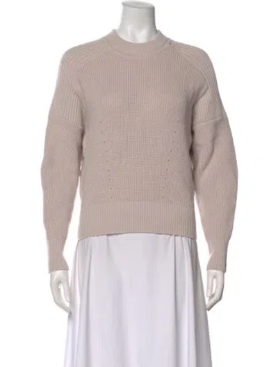 Pre-owned Isabel Marant Étoile Merino Wool Crew Neck Sweater In Pink
