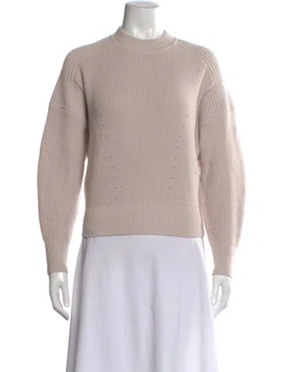 Pre-owned Isabel Marant Étoile Merino Wool Crew Neck Sweater In Pink