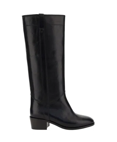 Isabel Marant Étoile Mewis Knee-high Boots In Black