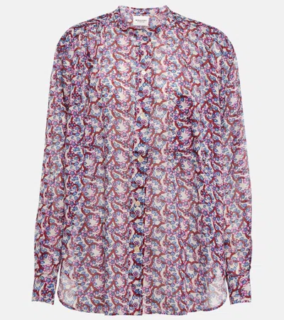 Isabel Marant Étoile Mexika Cotton Shirt In Ecru