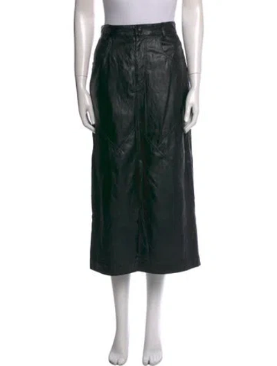 Pre-owned Isabel Marant Étoile Midi Length Skirt In Black
