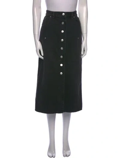 Pre-owned Isabel Marant Étoile Midi Length Skirt In Black