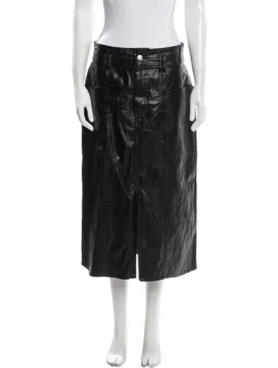 Pre-owned Isabel Marant Étoile Midi Length Skirt In Black