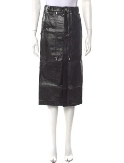 Pre-owned Isabel Marant Étoile Midi Length Skirt In Black