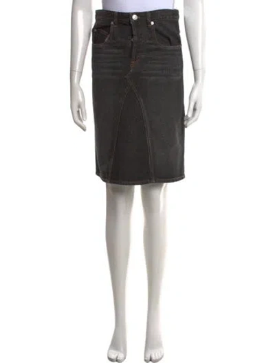Pre-owned Isabel Marant Étoile Midi Length Skirt In Black