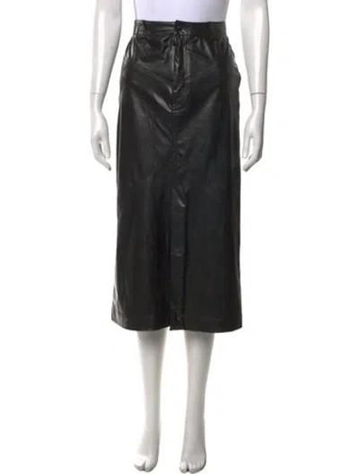 Pre-owned Isabel Marant Étoile Midi Length Skirt In Black
