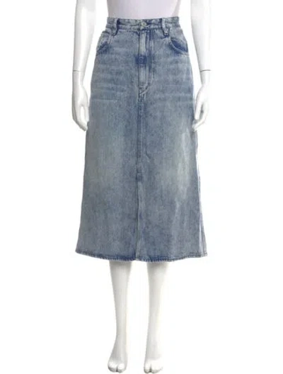 Pre-owned Isabel Marant Étoile Midi Length Skirt In Blue