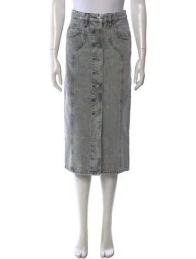 Pre-owned Isabel Marant Étoile Midi Length Skirt In Blue