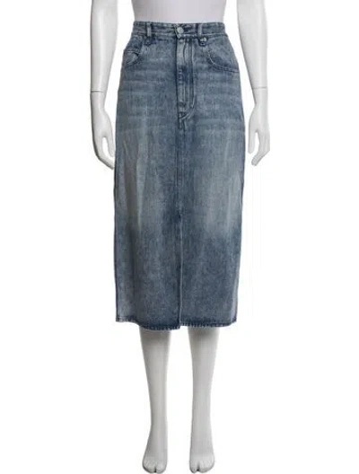 Pre-owned Isabel Marant Étoile Midi Length Skirt In Blue