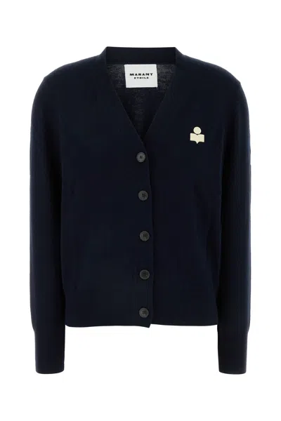Isabel Marant Étoile Midnight Blue Cotton Blend Karina Cardigan